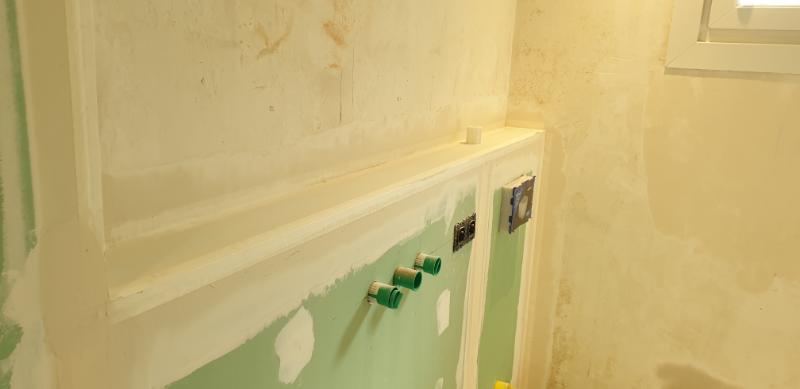 Photo chantier Création Salle de Bain